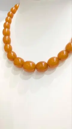 [301]琥珀ネックレス　アンバー　ロイヤルアンバー　こはく　ジュエリー