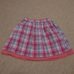 エニィファム　リバーシブルフレアスカート 110cm