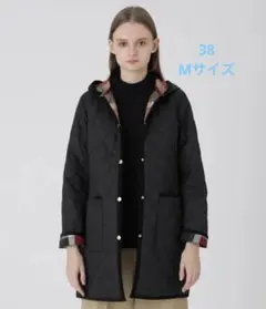 BLUE LABEL CRESTBRIDGEナチュラルタフタキルティングコート