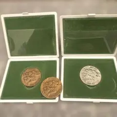 東京オリンピック 1964 記念硬貨セットのサムネイル