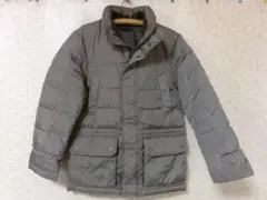 103292　ユニクロ　ダウンコート　ベージュ　サイズS