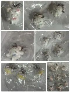 サンリオキャラクターズ めじるしアクセサリー ふわふわスノー ガチャ　コンプ