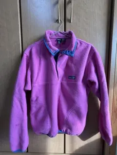 【貴重】patagonia ピンク フリースジャケット KIDS 14