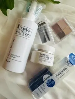 【未開封】ちふれ 化粧落とし クリーム 美白美容液 メイクアップセットのサムネイル