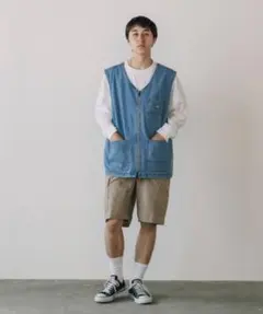 ディッキーズ デニムベスト xxlカーハートリーバイスDickiesのサムネイル