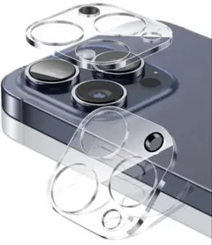iPhone15Pro用 / 15ProMax用カメラレンズカバー 2枚入り