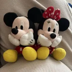 ミッキーとミニー ぬいぐるみ ブルブル　振ディズニー