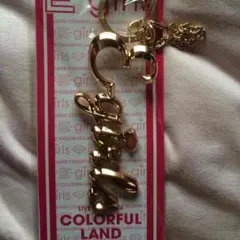 E-GIRLS 未使用 キーホルダー 金テープおまけ