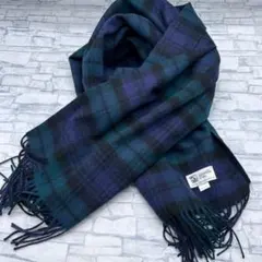 大判 70cm Johnstons of Elgin カシミヤ ストールマフラー