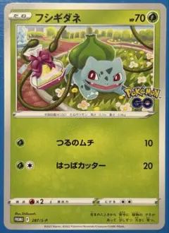 フシギダネ：ポケモン GO プロモカード ギフトキャンペーン PROMO S