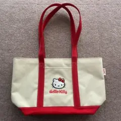 Hello Kitty トートバッグ 白/赤