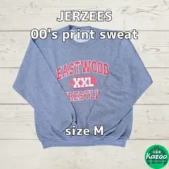 00's JERZEES ジャージーズ スウェット 希少バックプリントのサムネイル