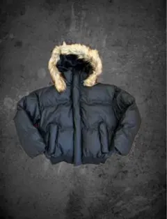 00s y2k archive 短丈ファーダウン 短丈 パンク平成 グランジ