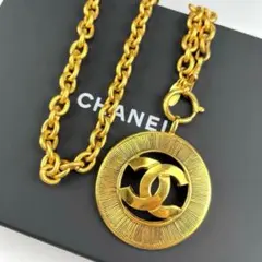美品✨シャネル ネックレス ココマーク ひし形 カラーストーン ロング 