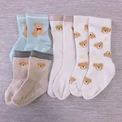 フタフタ　ベビー靴下 4足セット