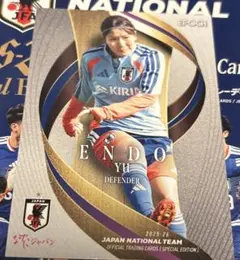 EPOCH2025-26サッカー日本代表オフィシャルカード　遠藤優