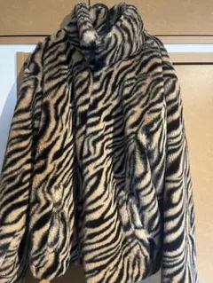 トラ柄ファー ジャケット
