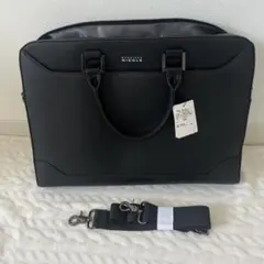 NICOLE ブラック ビジネスバッグ