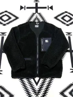 ヘリーハンセン ファイバーパイルサーモカーディガン サイズM 黒