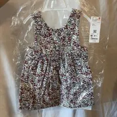 【新品】小花柄　ライトフランネルジャンパースカート　ワンピース　無印　GU ザラ