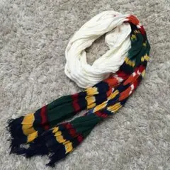 IL BISONTE イルビゾンテを象徴する配色のストールです。1万円程で購入。