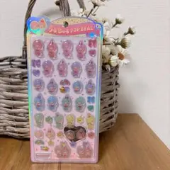 【正規品】モンチッチ うるちゅるポップシール カラフル