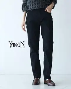 ヤヌーク　RUTH ルース　スリムテーパード ブラック