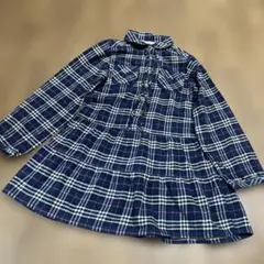 3Can4on チェック柄 ワンピース 130