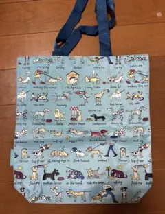 ティレルカッツ Tyrrell Katz 犬柄バッグ　ブルー