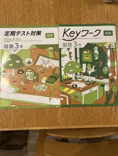 国語 3年 Keyワーク & 定期テスト対策セット　光村