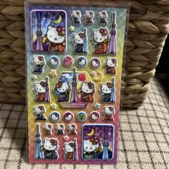 m*e様 ハローキティ 東京 ご当地シール ぷっくりシール 平成レトロ スカイツ