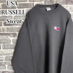 USA製 ラッセル⭐︎スウェット 古着 ゆるだぼ 90s 刺繍ロゴ 希少 hl9