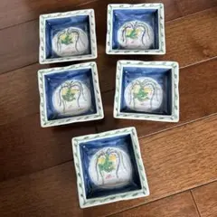 藍水　手描き　お皿　5枚 2026年最新】藍水 食器の人気アイテム - メルカリ