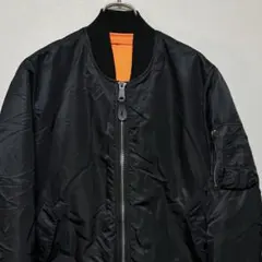 ＭＡ-1 アルファインダストリーズ フライトジャケット 黒XL 美品 ブルゾン