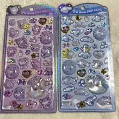 【正規品】うるちゅるポップシール　サンリオ　クロミ　シナモロール　ベビー