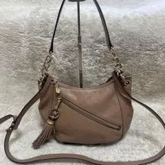 極美品】マイケルコース 2wayバッグ ブルックリン 編み込みレザー