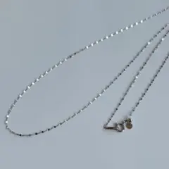新品 日本製 高品質 Pt850 キラキラ プラチナネックレス 60cm即日発送 