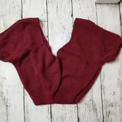 HARMONIE バーガンディ オフショルダートップス