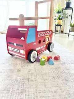 I'm TOY ウォーカー＆ライド 消防車 手押し車 型はめのサムネイル