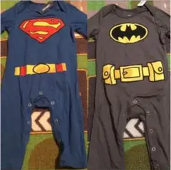 スーパーマン ロンパース　バッドマン　ハロウィン