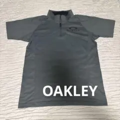 OAKLEY ハーフジップ ポロシャツ グレー メンズ Mのサムネイル