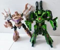 トランスフォーマー DA-07 スキッズ DA-19 マッドフラップ 説明書あり