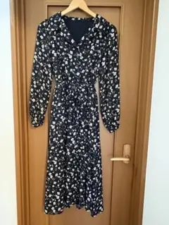 INGNI 小花柄 総柄 ワンピース 長袖 サイズ M