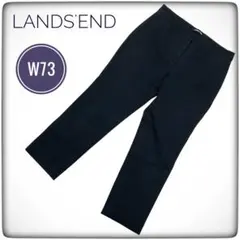 未使用｜Lands’ End スラックス ブラック W73 ストレート ビジネスのサムネイル