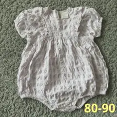 ⭐︎ジェラピケ＊ギンガムチェック柄ロンパース80-90