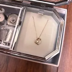 カナルヨンドシー Canal 4℃ ピンクゴールド ハートネックレス オルゴール