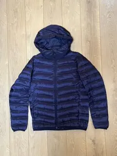 ユニクロ　ダウンパーカー　ダウンジャケット　ネイビー S