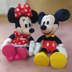 【非売品・限定】NTT電報特典 ディズニー ミッキー＆ミニー ぬいぐるみペアのサムネイル