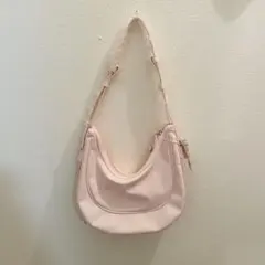新品SENSE OF PLACE ハーフムーンバッグ ライトピンクのサムネイル