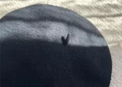 ベレー帽　黒ブラック